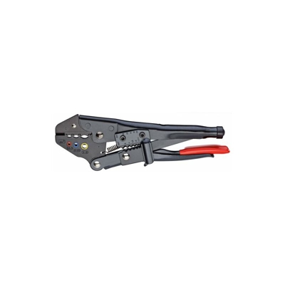 Knipex - Pinza crimpatrice lucida, 215 mm