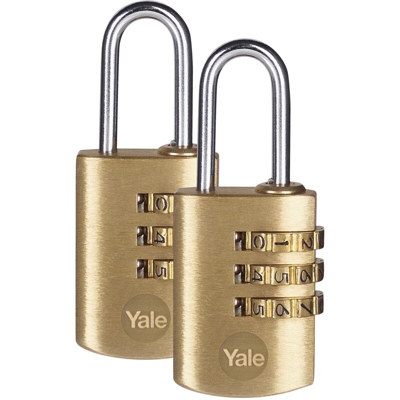 Lucchetti a combinazione Y150, set 2 pezzi - YALE