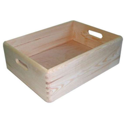 Yeppon - Contenitore Cesta Legno Pratica 40X30 H 23 en oferta