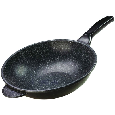 Padella Wok Linea Granito 30 Cm 0380Gr Risoli