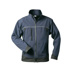 Elysee - Giacca Softshell Gamma, Taglia L, Blu Navy/Nero características