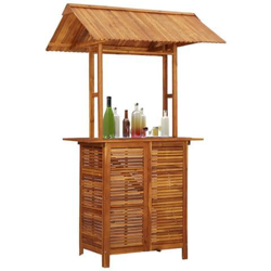 Tavolo Bar Esterno Con Tetto 122x106x217cm Massello Di Acacia características