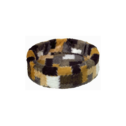 letto in peluche patchwork, 60 cm - Nobby en oferta