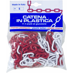*ivars Edilizia - PL CATENA PLASTICA BIANCO/ROSSO GR.8 ML.5 precio