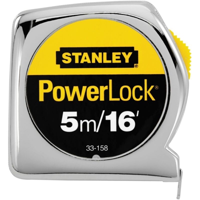 STANLEY 0-33-158 Flessometro Powerlock Pollici/mm-5m