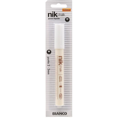 Pennarello Gesso Liquido 1-4Mm Bianco - FALSE