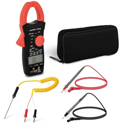 Steinberg - Pinza Amperometrica Multimetro Con Pinza Tester Corrente Continua CC/CA TRMS