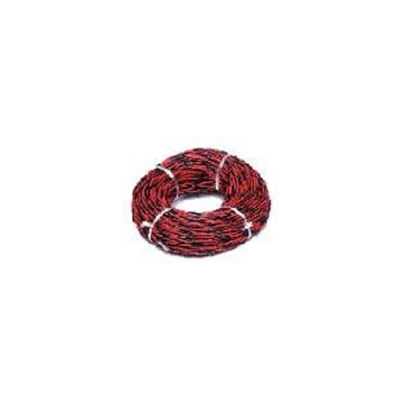 Bobina 100m Cavo intrecciato 2x1mm Rosso/nero L.h. Tr210lh 2x1-braid/lh - GESCABLE