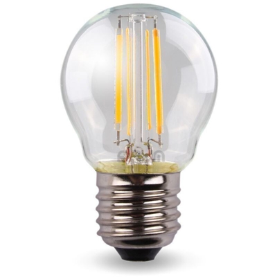 Set di 2 lampadine a LED 4W Eq 40W Standad E27 G45 | Température de Couleur: Bianco caldo 2700K - ARUM LIGHTING