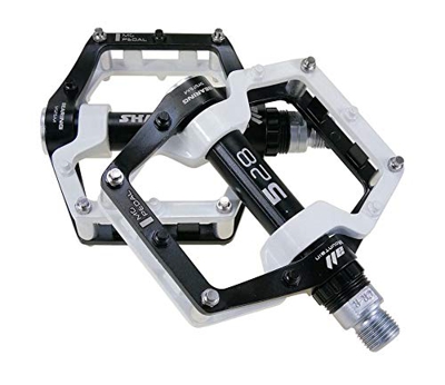 Willyn - Pedali per mountain bike “Evetin”, ultraleggeri, da 9/16 pollici, in alluminio CNC, antiscivolo, per tutti i tipi di bicicletta 181, New-528-