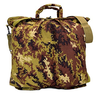 The Aerodyne Borsa Porta Casco da Volo Pilota Militare Flight Helmet Bag (Camo VEGETATO)