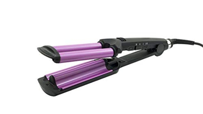 SLS SHOP Piastra Arriccia Capelli A 3 Rami Effetto Ricci Ondulatore Professionale 200°C