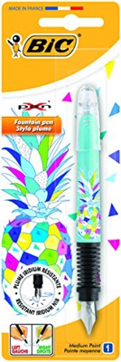 BIC - Stilografica x-pen, media, motivo Graffiti, blister da 1 pezzo, colore: Nero