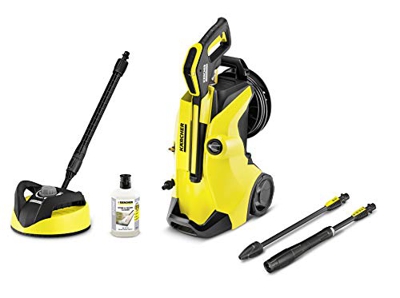 Kärcher - Idropulitrice K 4 Premium Full Control Home - 30 Bar, 420 L/H, Resa 30 M²/H - Pistola Alta Pressione, 2 Lance, Lavasuperfici, Tubo 6m