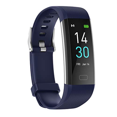 Smartwatch Temperatura Corporea con Cardiofrequenzimetro da Polso Impermeabile IP68, Pressione Sanguigna Sonno Tracker attività Orologio Fitness Donna