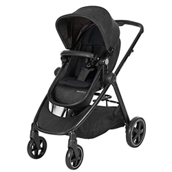 Bébé Confort Zelia Passeggino Leggero, Reclinabile, Chiusura Compatta, Reversibile Fronte Strada/Fronte Mamma, Coprigambe Incluso, Nomad Black en oferta