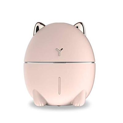 Lixada Umidificatore USB Diffusore Diffusore Atomizzatore di essenze e aromi Luce Notturna Aroma Olio Essenziale per Purificatore Aria per Yoga l'home