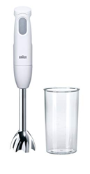 Braun MQ100 Curry Minipimer, 450 W, 600ml, Plastica, Bianco en oferta