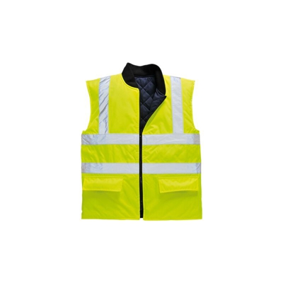 Gilet reversibile ad alta visibilità | 5XL - Yellow - NEUTRO (SENZA PERSONALIZZAZIONE) - PORTWESTLTDIRLANDE