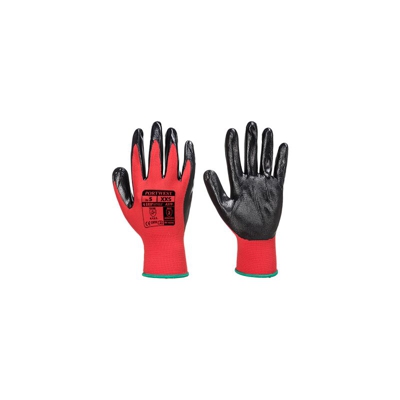 Guanti Nitrile Flexo Grip (con sacchetto espositivo) | XXL - RedBk - PORTWEST