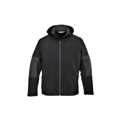 Portwest - Softshell con cappuccio ( 3 strati) | Black - XXL - NEUTRO (SENZA PERSONALIZZAZIONE) características