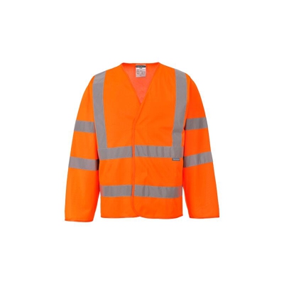 Gile at Giacca ad alta visibilità con due bande e bretelle | Orange - SM - NEUTRO (SENZA PERSONALIZZAZIONE) - PORTWEST