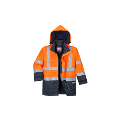 Portwest - Giacca Bizflame Rain multi-norme alta visibilità | XXL - OrNa - NEUTRO (SENZA PERSONALIZZAZIONE) características