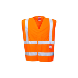 Gilet ignifugo ad alta visibilità | Orange - LXL - NEUTRO (SENZA PERSONALIZZAZIONE) - PORTWEST precio