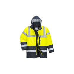 Giacca traffico Contrast Alta Visibilità | Large - Yellow - NEUTRO (SENZA PERSONALIZZAZIONE) - PORTWEST en oferta