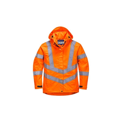 Portwest - Giacca donna traspirante Alta visibilità | Small - Orange - NEUTRO (SENZA PERSONALIZZAZIONE)