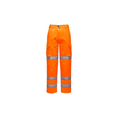Portwest - Pantalone donna alta visibilità | XSmall - Orange - NEUTRO (SENZA PERSONALIZZAZIONE)