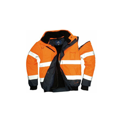 Portwest - Bomber Bicolore alta visibilità | Large - OrNa - NEUTRO (SENZA PERSONALIZZAZIONE) características