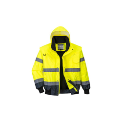 Portwest - Bomber Bicolore alta visibilità | Large - YeNa - NEUTRO (SENZA PERSONALIZZAZIONE) en oferta