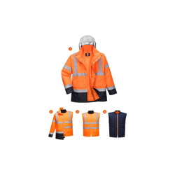 Portwest - Giacca Traffico Alta visibilità 4 in 1 bicolore | Medium - OrNa - NEUTRO (SENZA PERSONALIZZAZIONE) en oferta