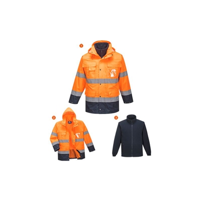 Giacca Alta Visibilità 3 in 1 lite | Large - OrNa - NEUTRO (SENZA PERSONALIZZAZIONE) - PORTWEST