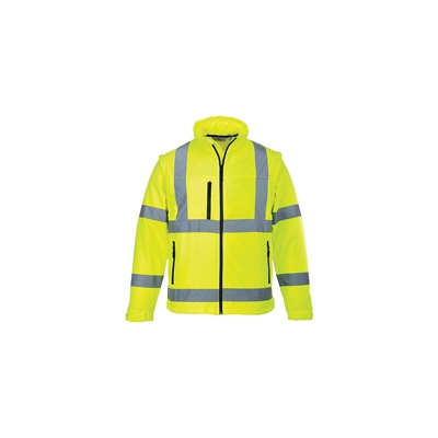 Portwest - Giacca Softshell ad alta visibilità | XSmall - Yellow - NEUTRO (SENZA PERSONALIZZAZIONE)