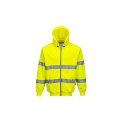 Felpa con cappuccio e zip alta visibilità | Small - Yellow - NEUTRO (SENZA PERSONALIZZAZIONE) - PORTWEST características