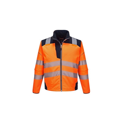 Portwest - Giacca Softshell PW3 Hi-Vis | XXL - OrNa - NEUTRO (SENZA PERSONALIZZAZIONE)