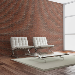 Fotomurale - Brick - simple design - 250x193 en oferta