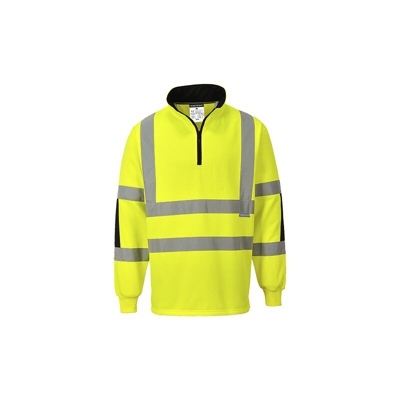 Portwest - Felpa Rugby Xenon | Yellow - 6XL - NEUTRO (SENZA PERSONALIZZAZIONE)