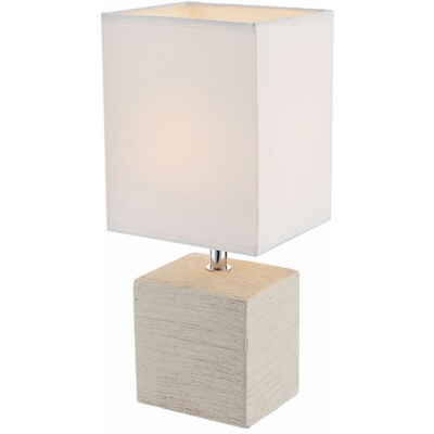lampada da tavolo moderna ceramica Beige Globo 21675