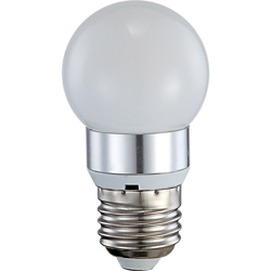 Moderne lampade LED argento metallo vetro opalino 4W Globo 10635 precio
