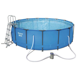 Set Piscina Steel Pro Max Rotonda 4.57 x 1,22 mt en oferta