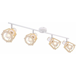 Globo - Plafoniera luce 4 fiamme illuminazione soggiorno camera da letto bianca características