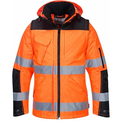 Giacca 3 in 1 Pro Hi-Vis | XL - NEUTRO (SENZA PERSONALIZZAZIONE) - ArancioNero - PORTWEST