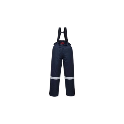 Portwest - Salopette isolante Araflame | Navy - Medium - NEUTRO (SENZA PERSONALIZZAZIONE)