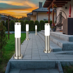 Etc-shop - Set di 4 lampade da esterno a LED da 11 watt luci per terrazze in acciaio inox características