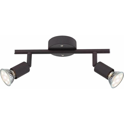 2-foglia elegante involucro di vetro abitazioni riflettori Globo OLIWA 57382-2L