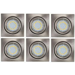 Spot-light - LED 6-pack incasso 4,5 W soggiorno sala hall Spotlight CRISTAL SOGNO 2.305.329 en oferta