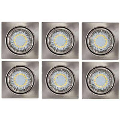 Spot-light - LED 6-pack incasso 4,5 W soggiorno sala hall Spotlight CRISTAL SOGNO 2.305.329